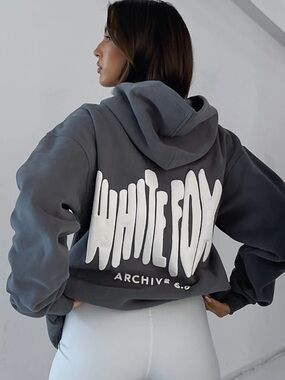 White Fox Archive 6.0 Oversized Hoodie Ash